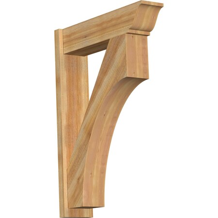 Ekena Millwork Westlake Rough Sawn Traditional Outlooker, Western Red Cedar, 8"W x 32"D x 44"H OUT08X32X44WTL01RWR